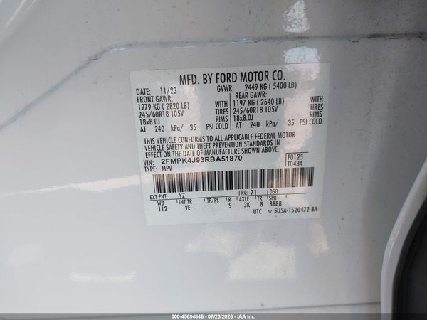 2024 FORD EDGE SEL
