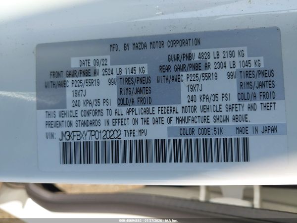 2023 MAZDA CX-5 2.5 TURBO SIGNATURE