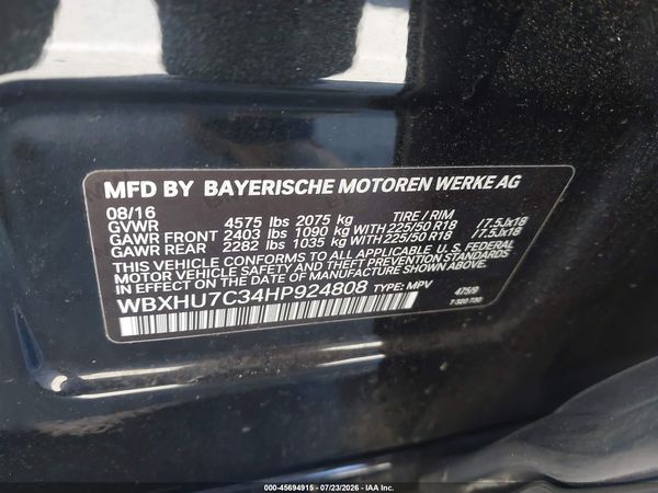 2017 BMW X1 SDRIVE28I