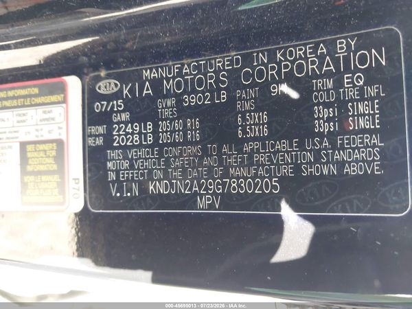 2016 KIA SOUL Plus