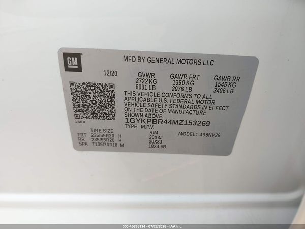 2021 CADILLAC XT6 AWD LUXURY