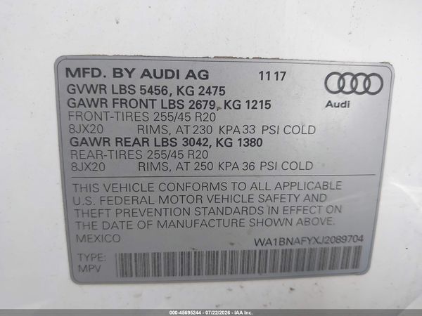 2018 AUDI Q5