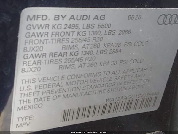 2025 AUDI ALL-NEW Q5