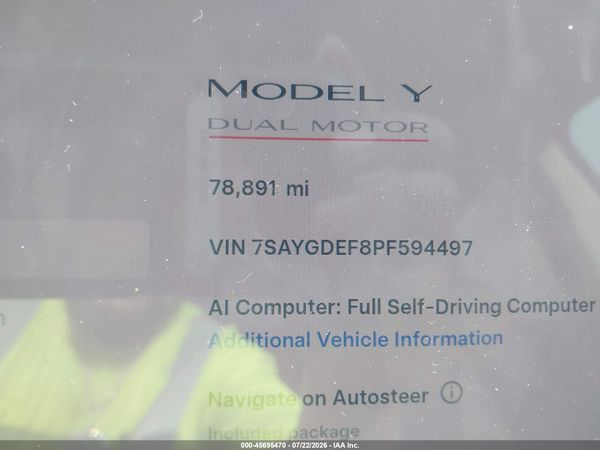 2023 TESLA MODEL Y