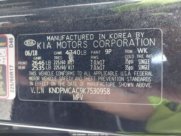 2019 KIA SPORTAGE LX