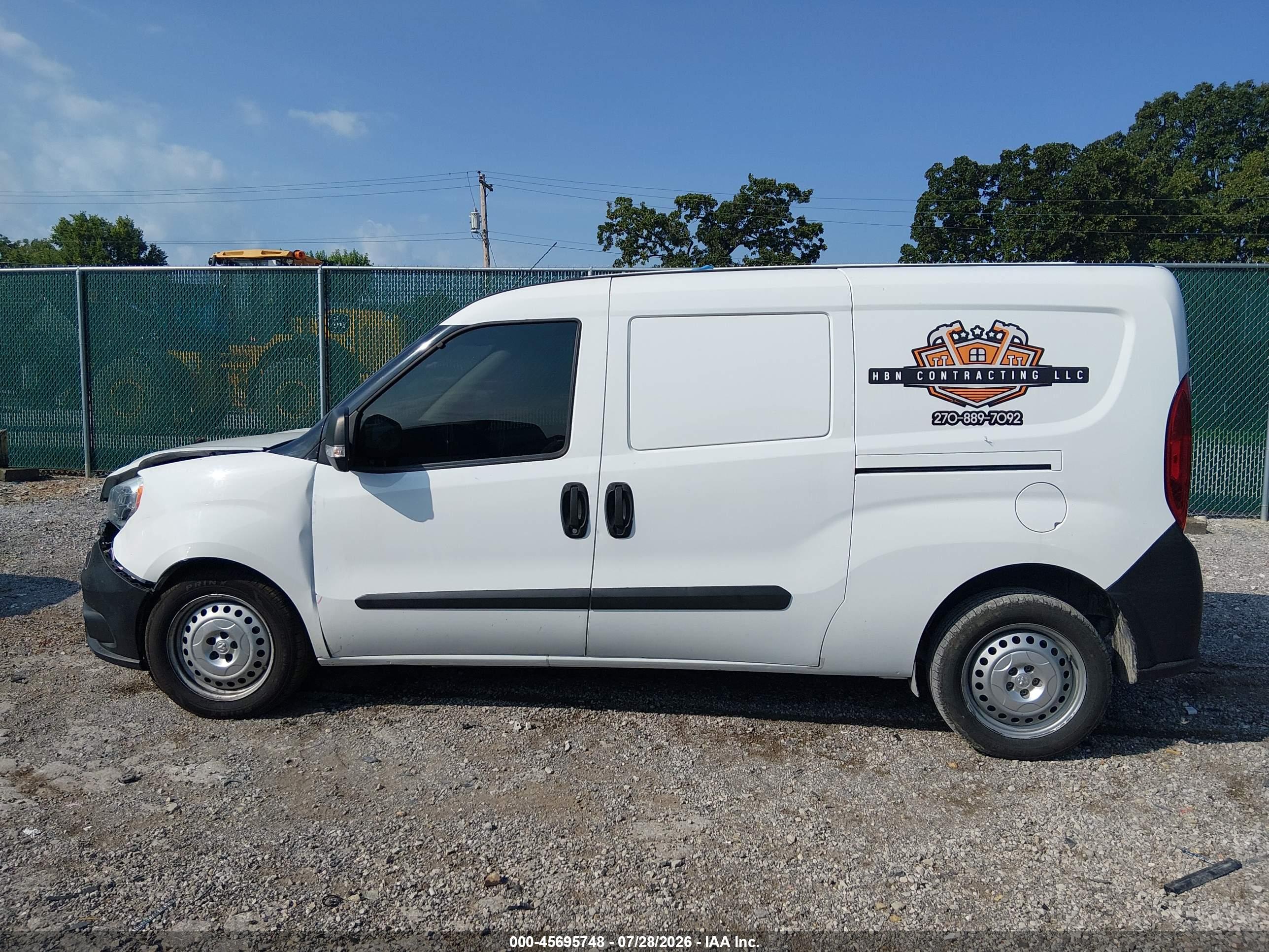 2017 RAM PROMASTER CITY TRADESMAN