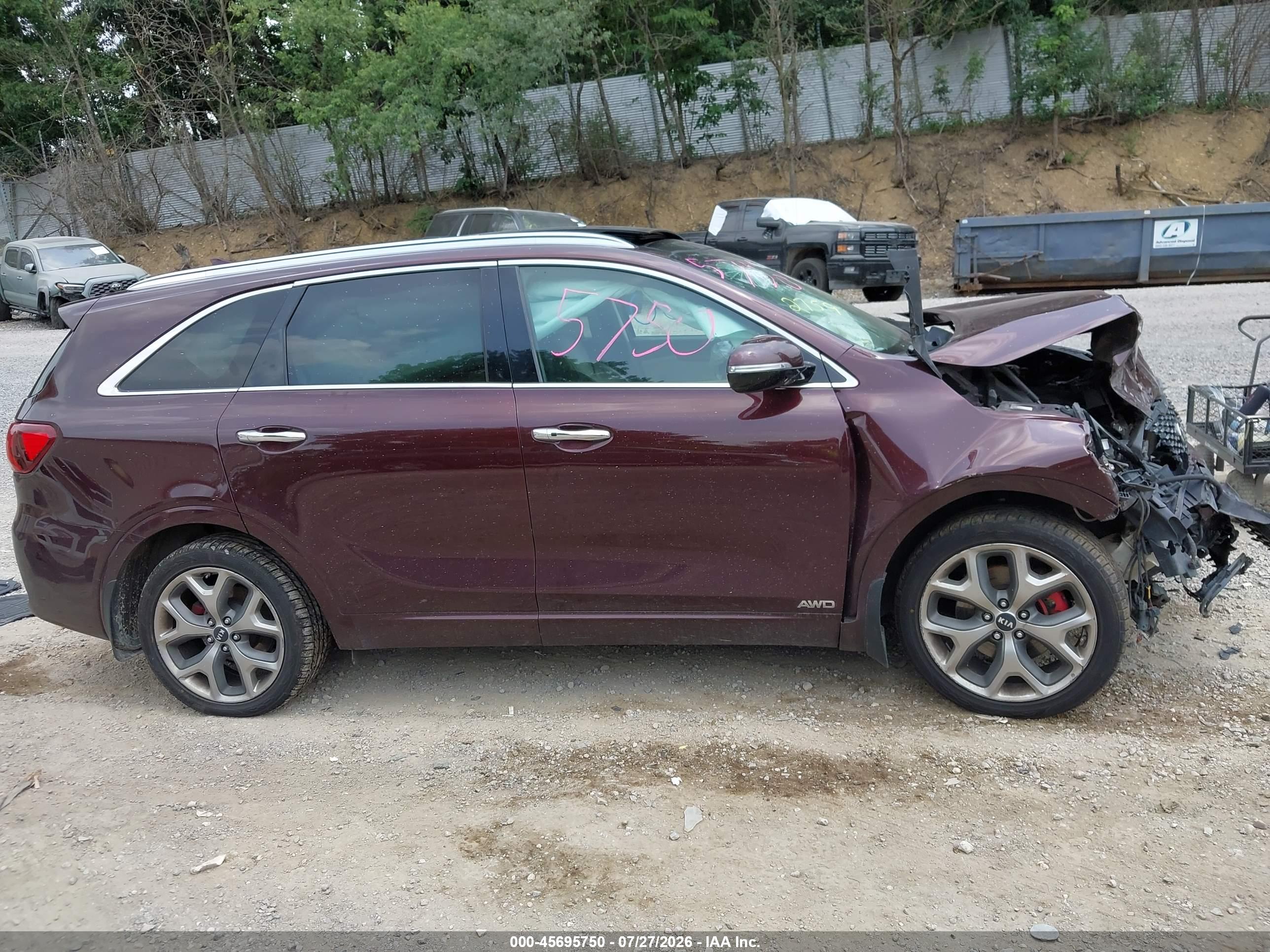 2019 KIA SORENTO 3.3L SX