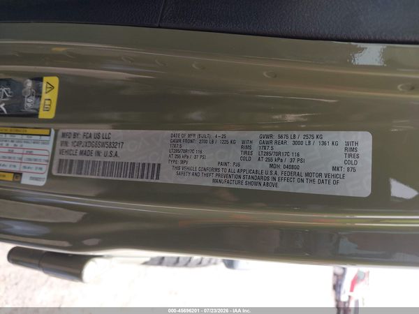 2025 JEEP WRANGLER 4-DOOR WILLYS 4X4