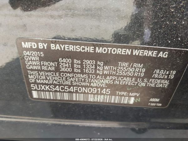 2015 BMW X5 XDRIVE35D