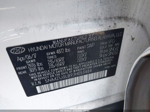 2018 HYUNDAI SANTA FE SPORT 2.4L
