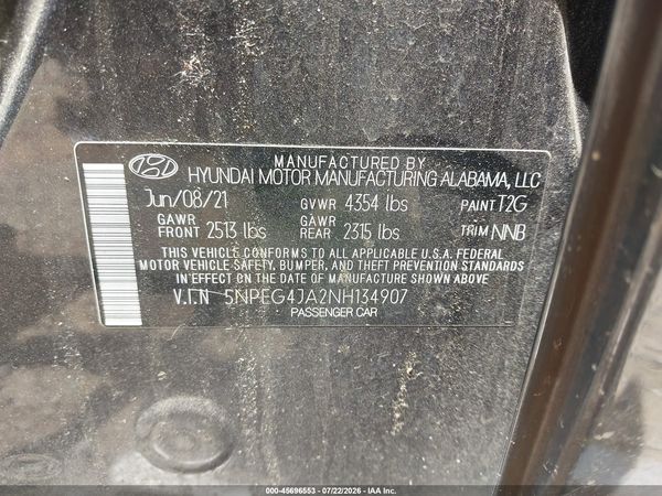 2022 HYUNDAI SONATA SE