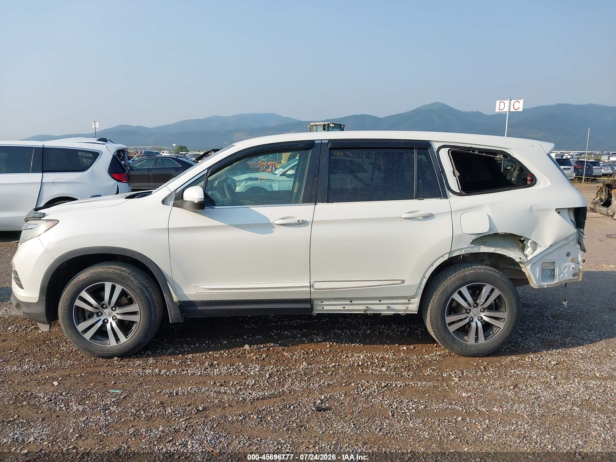 2016 HONDA PILOT EX