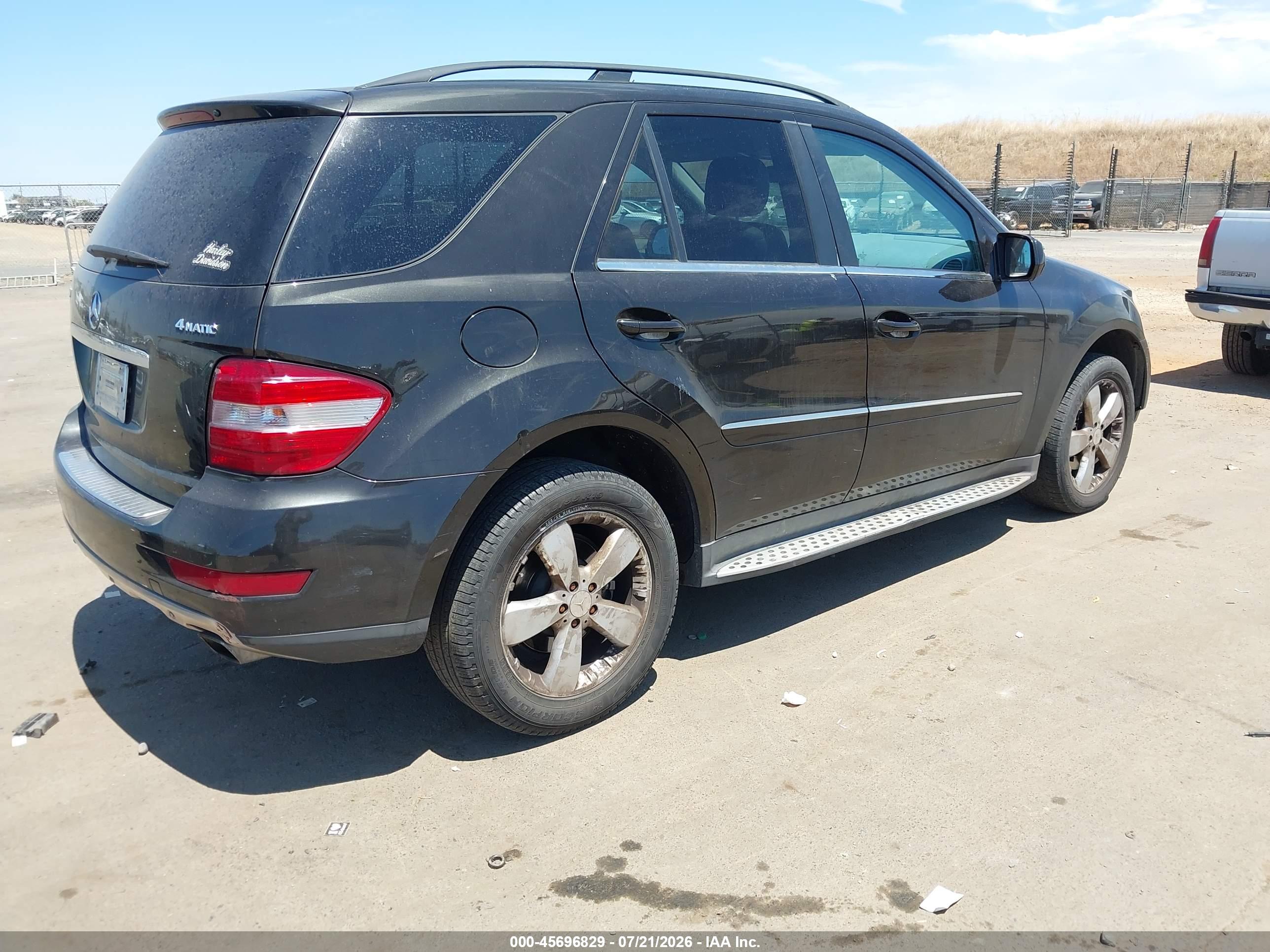 2009 MERCEDES-BENZ ML 350 ML350 4-MATIC