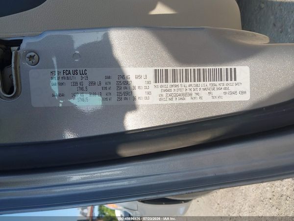 2019 DODGE GRAND CARAVAN SE