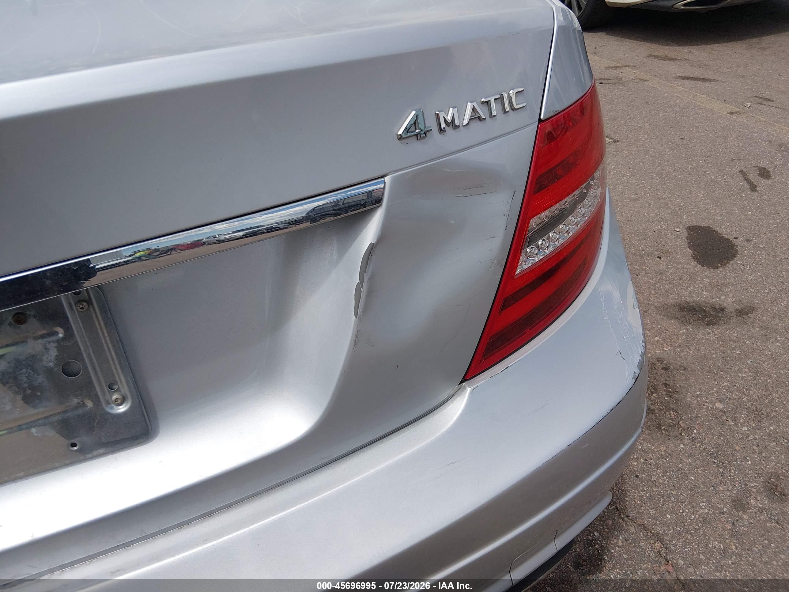 2012 MERCEDES-BENZ C 300 SPORT 4MATIC