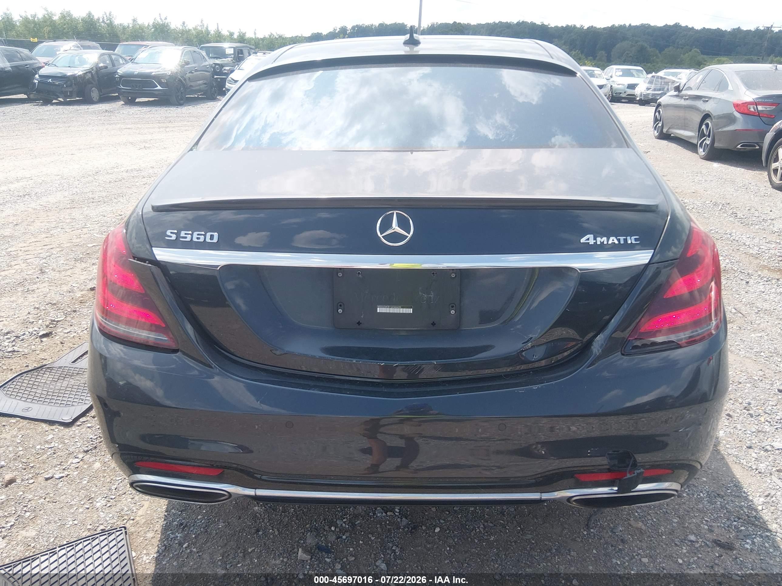2018 MERCEDES-BENZ S 560 4MATIC