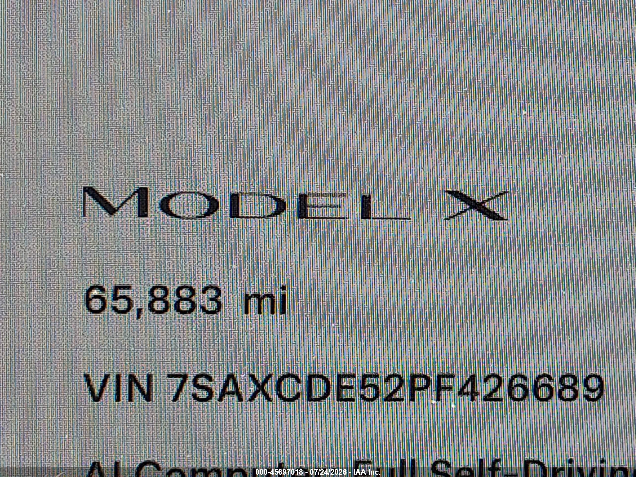 2023 TESLA MODEL X