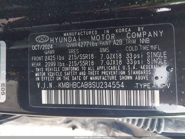 2025 HYUNDAI KONA SEL