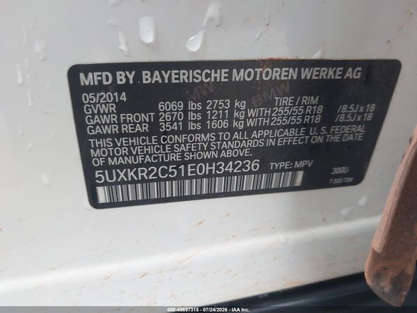 2014 BMW X5 SDRIVE35I