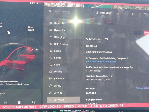 2023 TESLA MODEL 3 REAR-WHEEL DRIVE