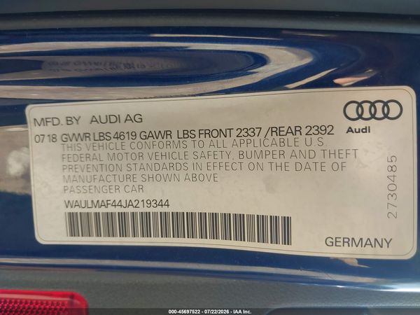 2018 AUDI A4