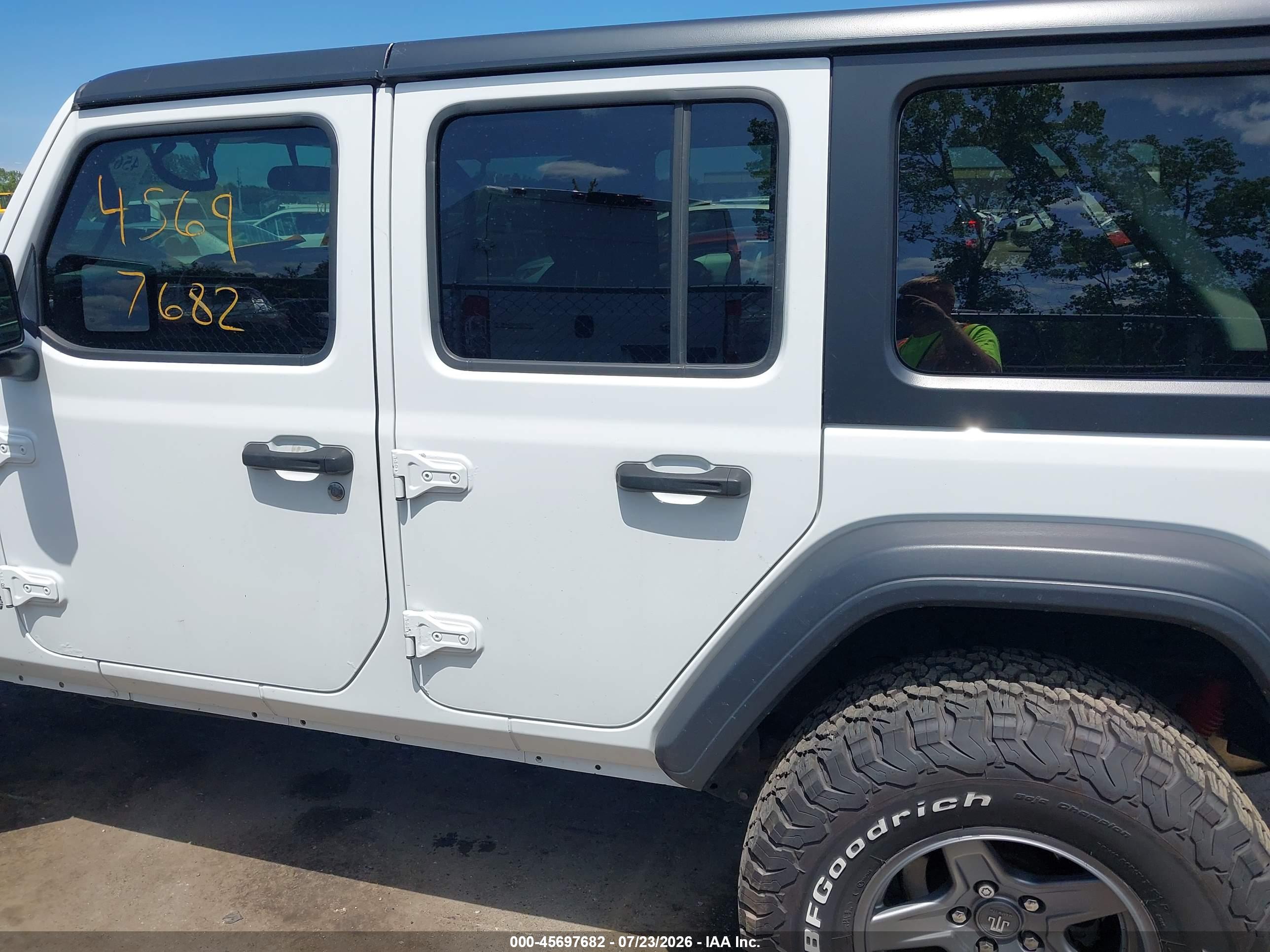2019 JEEP WRANGLER UNLIMITED SPORT S 4X4