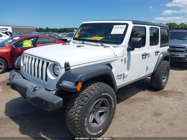 2019 JEEP WRANGLER UNLIMITED SPORT S 4X4