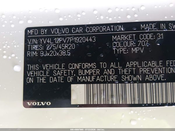 2023 VOLVO XC90 B5 CORE