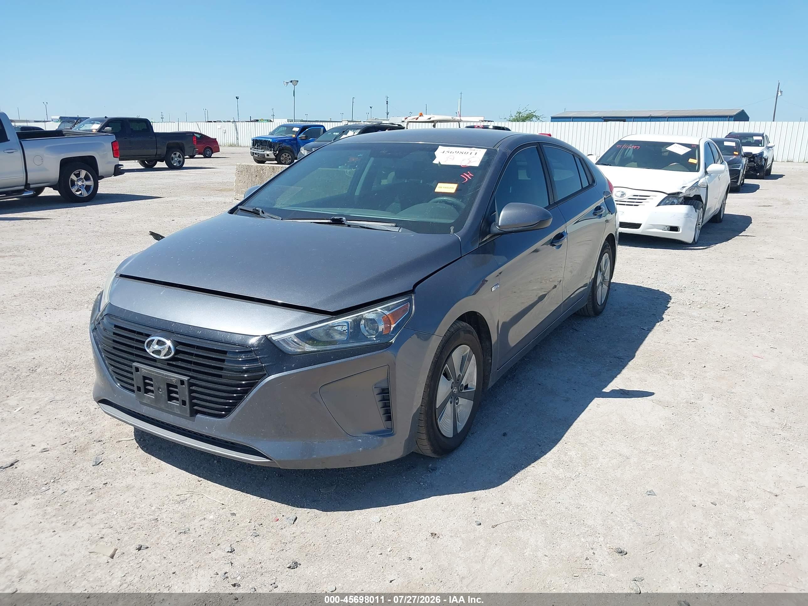 2017 HYUNDAI IONIQ HYBRID BLUE
