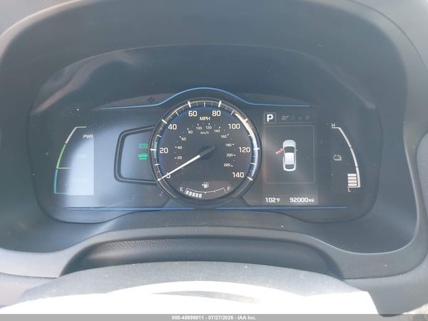 2017 HYUNDAI IONIQ HYBRID BLUE