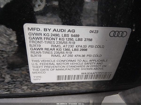2023 AUDI Q5
