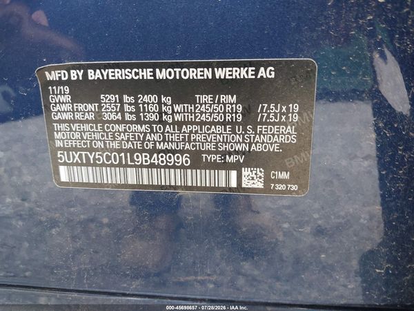 2020 BMW X3 XDRIVE30I