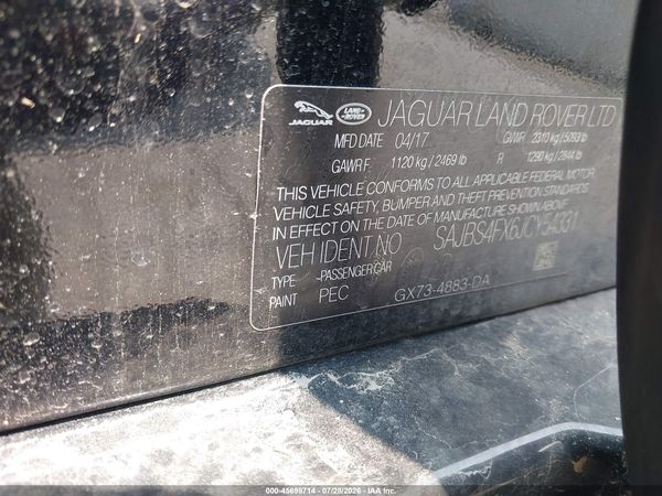 2018 JAGUAR XF 25T