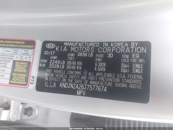 2018 KIA SOUL Base