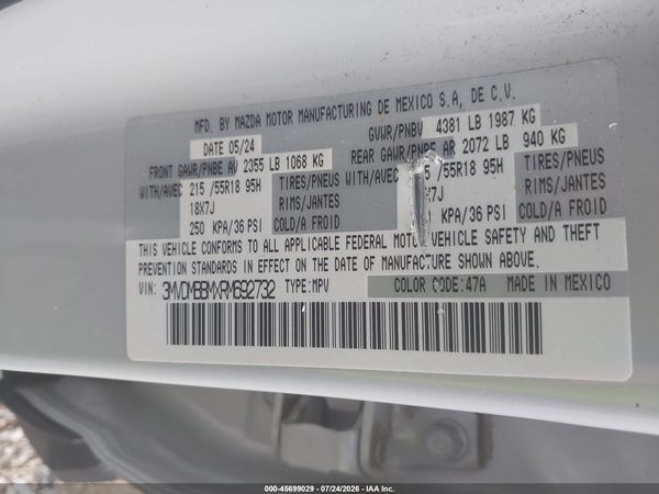 2024 MAZDA CX-30 2.5 S SELECT SPORT
