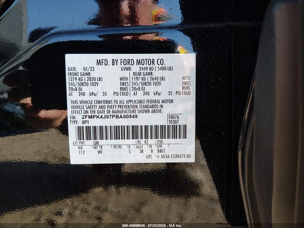 2023 FORD EDGE ST-LINE
