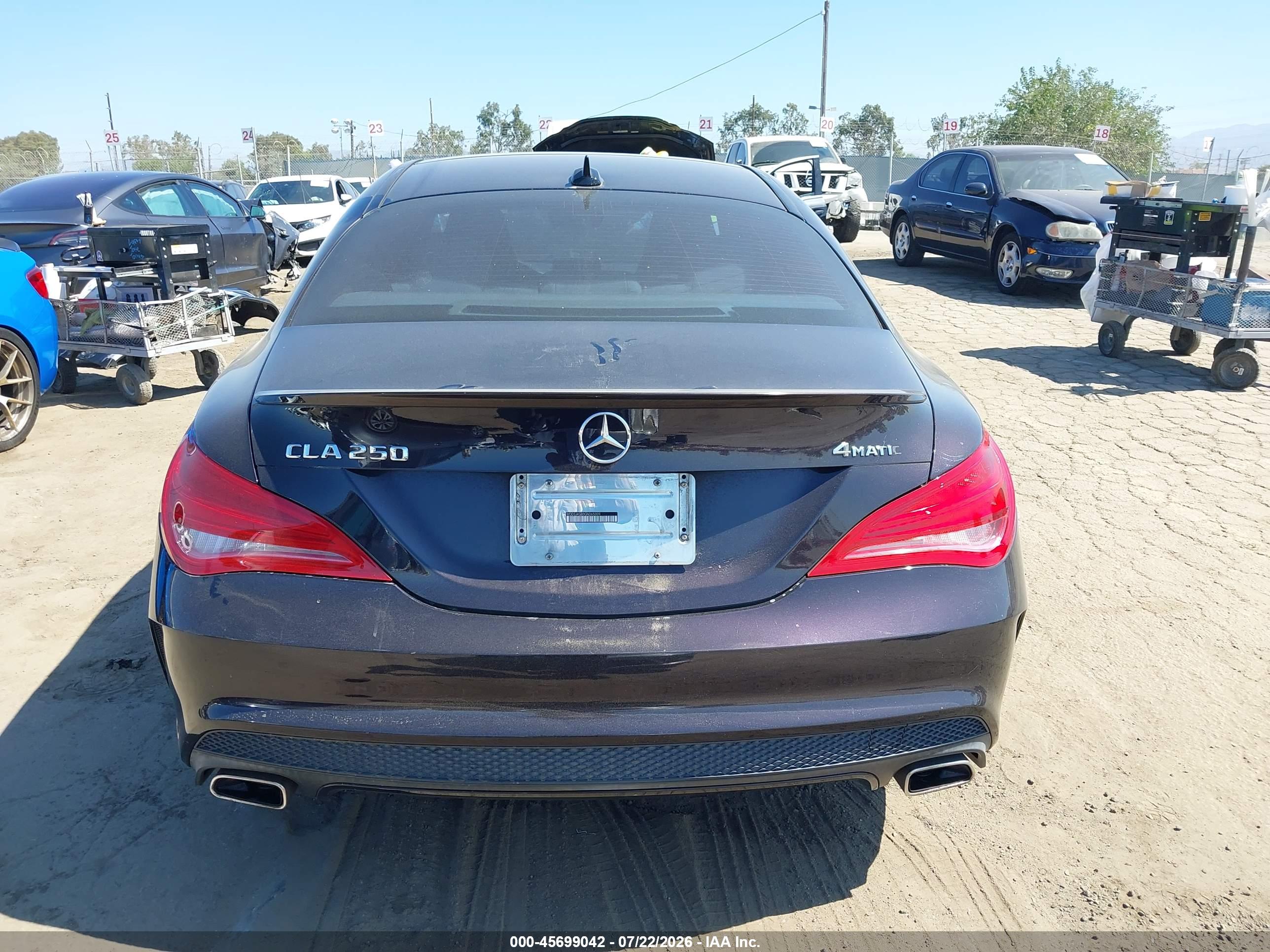 2016 MERCEDES-BENZ CLA 250 4MATIC