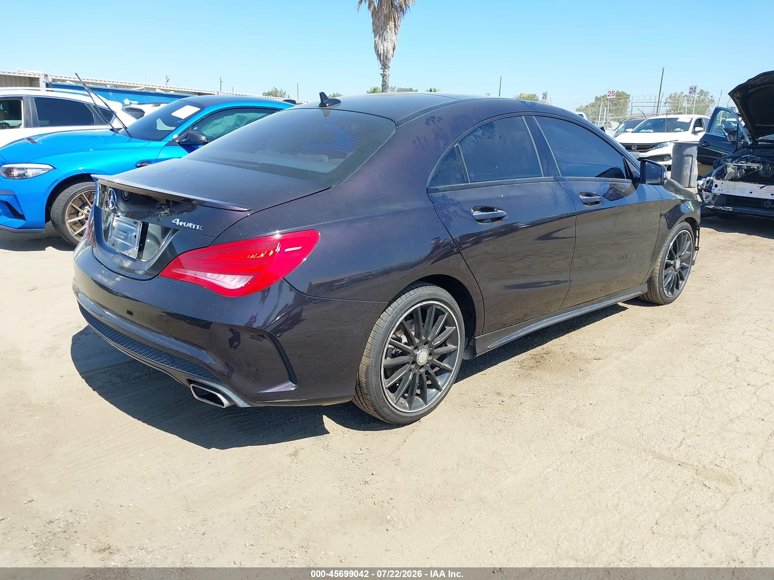 2016 MERCEDES-BENZ CLA 250 4MATIC