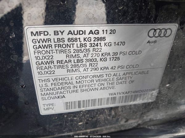 2021 AUDI Q7