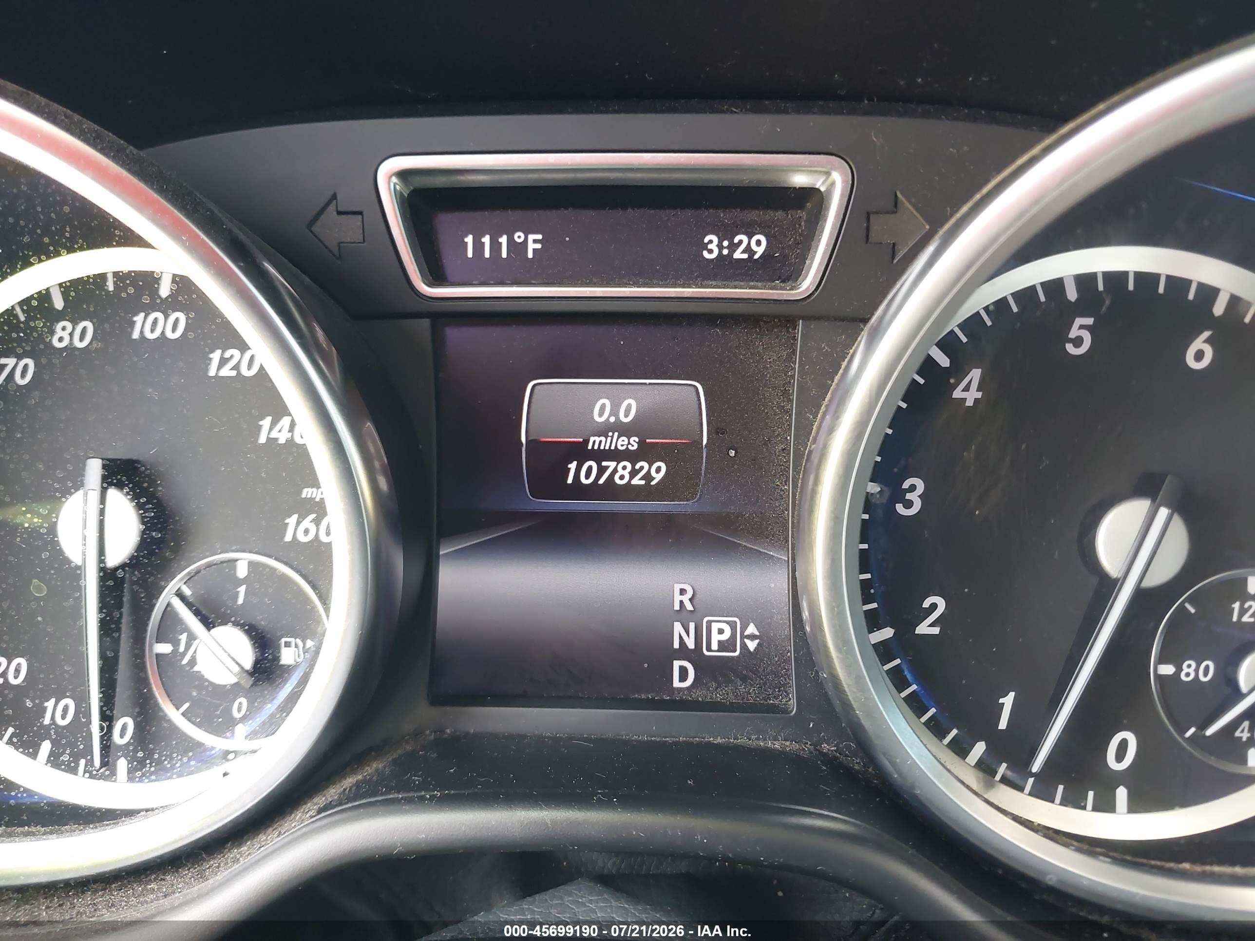 2014 MERCEDES-BENZ ML 350 ML350