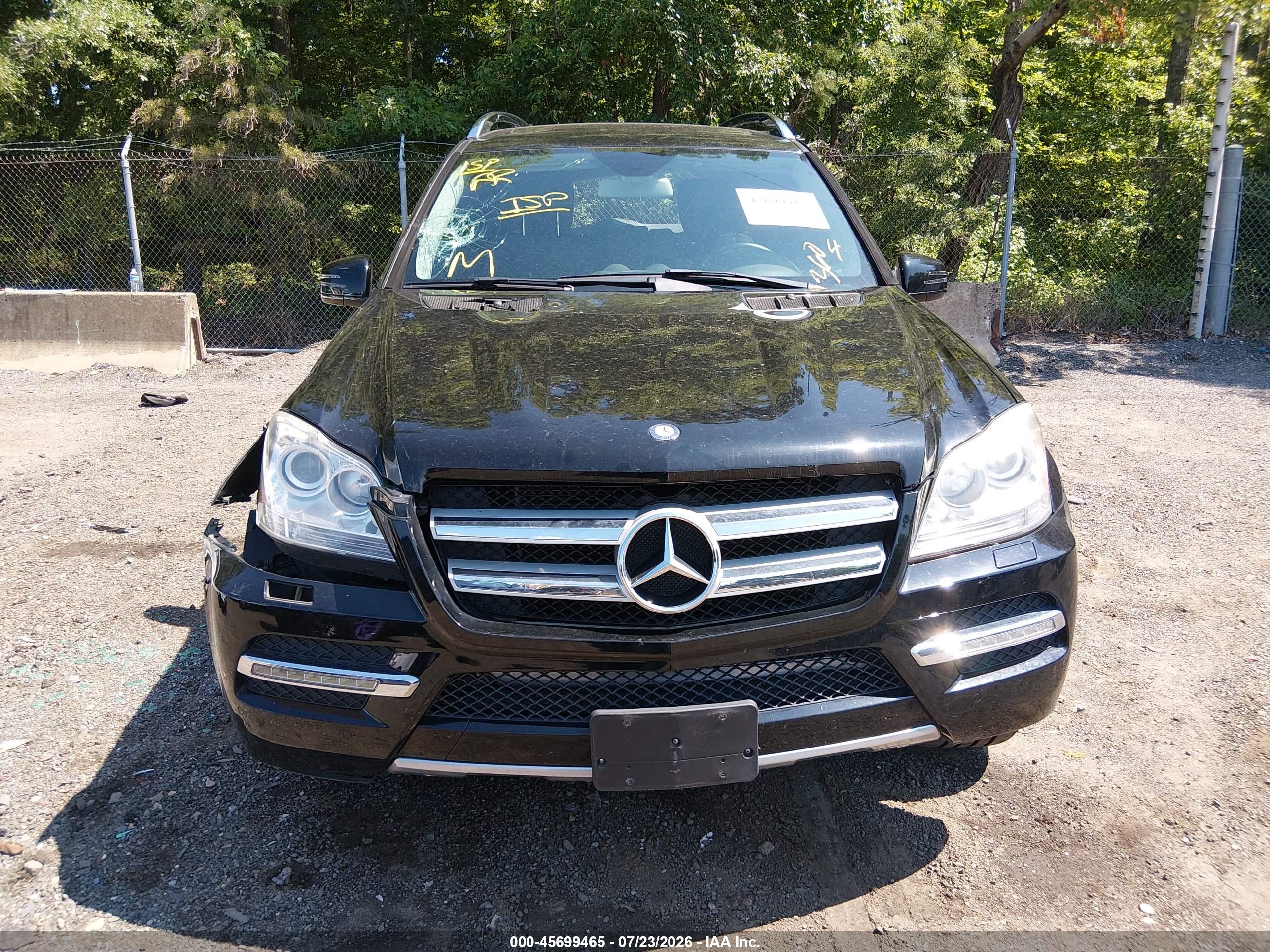 2012 MERCEDES-BENZ GL 450 4MATIC