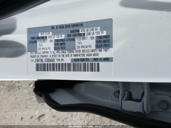 2025 MAZDA CX-5 2.5 S SELECT