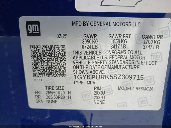 2025 CADILLAC LYRIQ SPORT 1 RWD