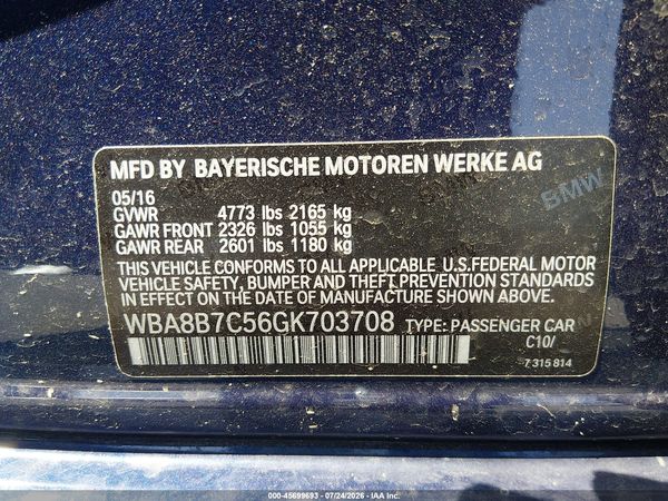 2016 BMW 340I XDRIVE