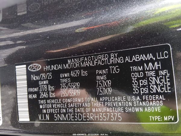 2024 HYUNDAI TUCSON LIMITED