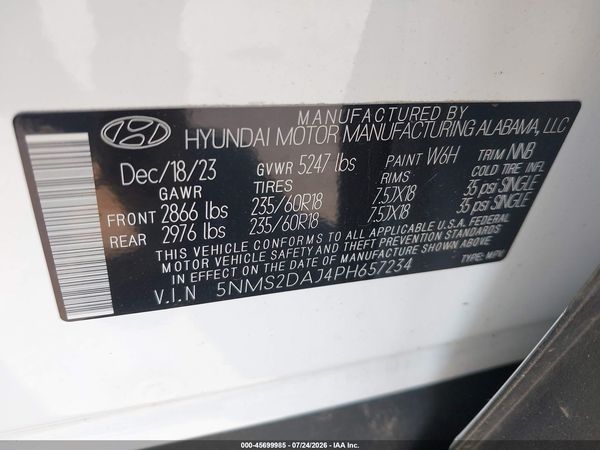 2023 HYUNDAI SANTA FE SEL