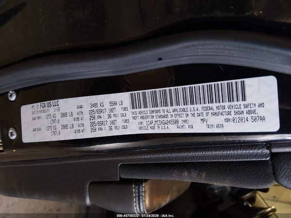 2016 JEEP CHEROKEE LATITUDE