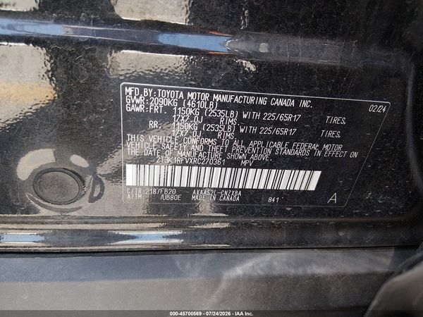 2024 TOYOTA RAV4 LE