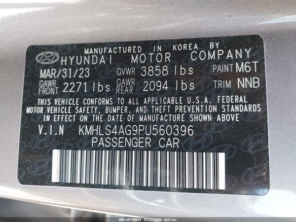 2023 HYUNDAI ELANTRA SEL
