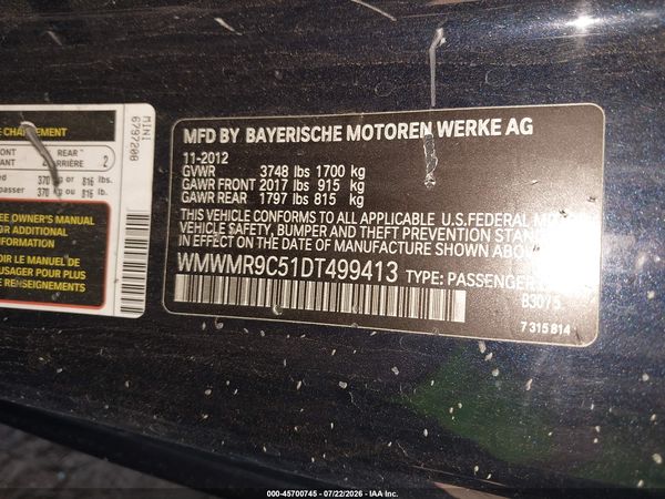 2013 MINI CONVERTIBLE JOHN COOPER WORKS
